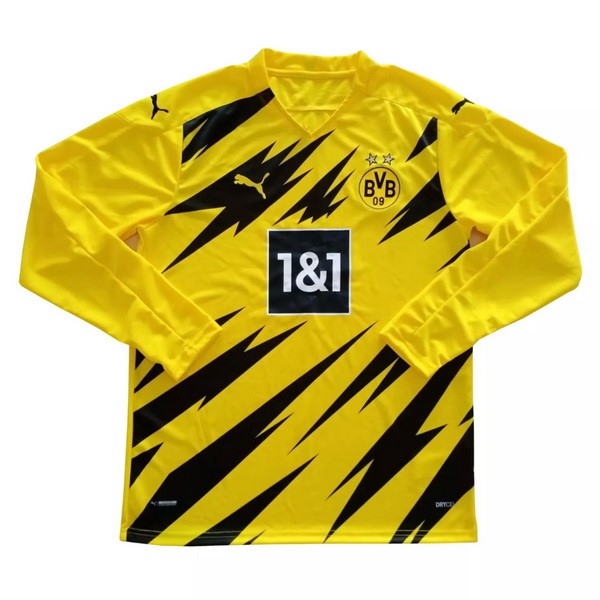 Tailandia Camiseta Borussia Dortmund Primera Equipación ML 2020-2021 Amarillo